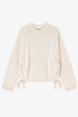 Jersey de mezcla de lana beige